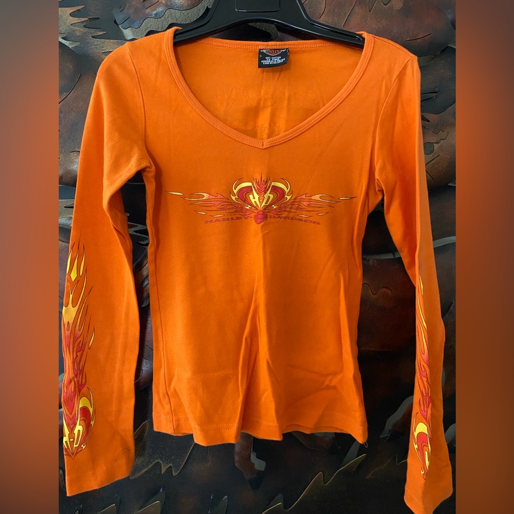 “”HARLEY DAVIDSON” Long Sleeve Top